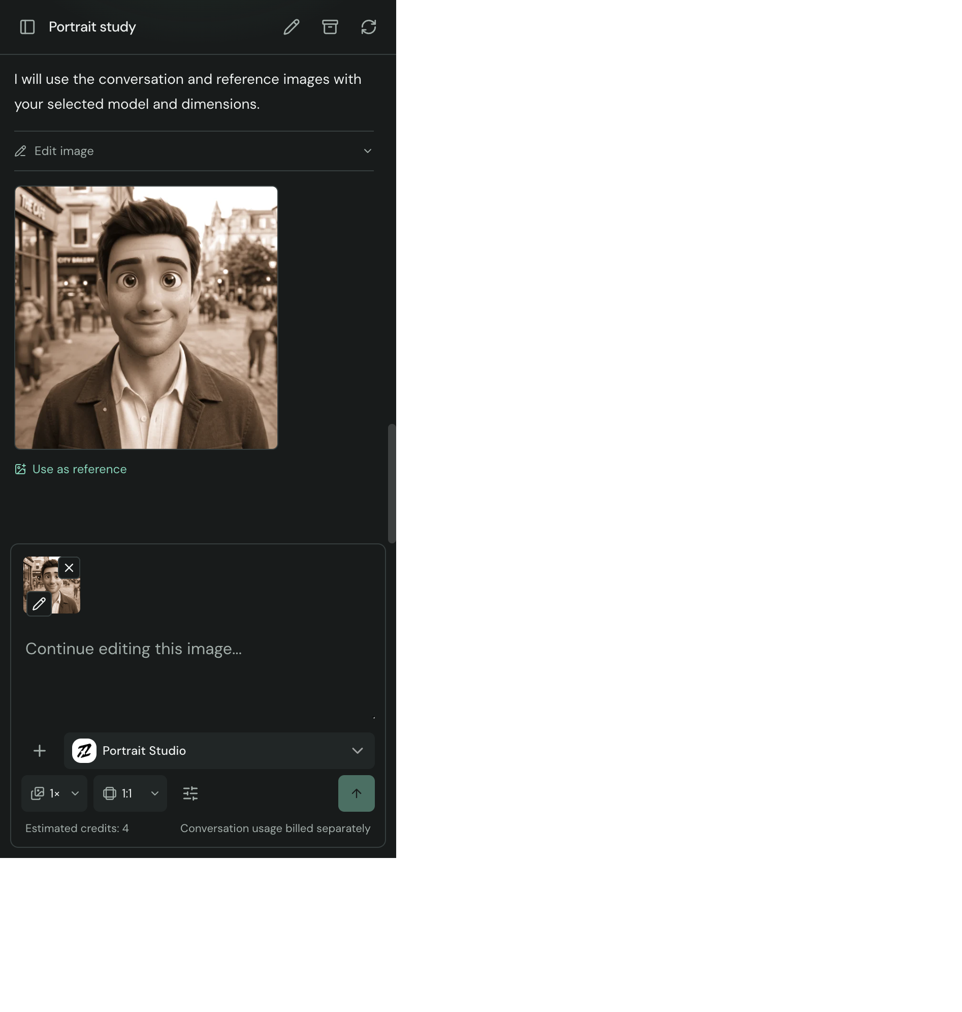 Image Agent mobile workspace